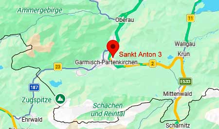 So finden Sie uns in Garmisch Partenkirchen!